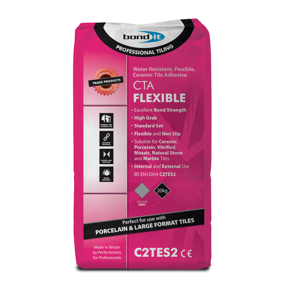 BONDIT CTA FLEXIBLE CERAMIC TILE ADHESIVE GREY 20K st